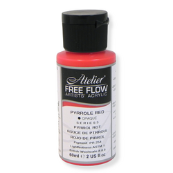 Atelier Free Flow Acrylics S3 Pyrrole Red 60ml