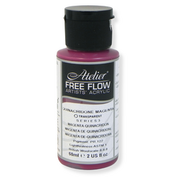 Atelier Free Flow Acrylics S3 Quinacridone Magenta 60ml