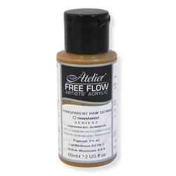 Atelier Free Flow Acrylics S2 Transparent Raw Sienna 60ml