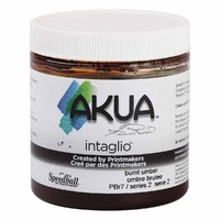 Akua Waterbased Intaglio Inks 237ml Burnt Umber
