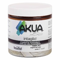 Akua Waterbased Intaglio Inks 237ml Metallic Silver