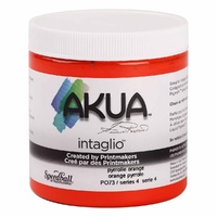 Akua Waterbased Intaglio Inks 237ml  Pyrolle Orange
