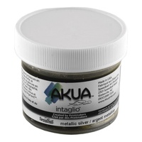 Akua Waterbased Intaglio Inks 59ml Metallic Silver