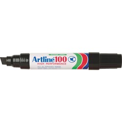 Artline 100 Permanent Marker Black