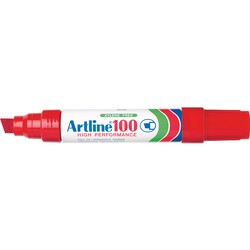 Artline 100 Permanent Marker Red