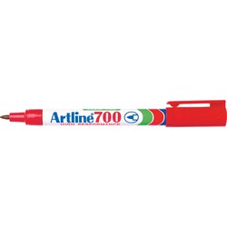 Artline 700 Permanent Marker Red Box of 12