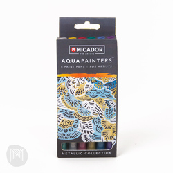 Micador for Artist AquaPainters Metallic Collection 6 Pack