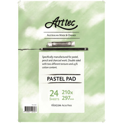 Pastel Pads 40% Cotton Rag Paper, A4 160gsm 24 Sheets
