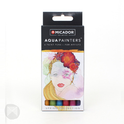 Micador for Artist AquaPainters Spring Collection 6 Pack