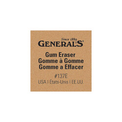 Generals ArtGum Eraser 137E 1x1 Box of 24