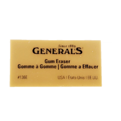 Generals ArtGum Eraser 136E 1x2 Box of 12