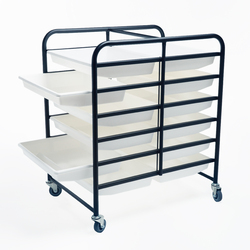 Mobile Art Storage With 12 Trays
