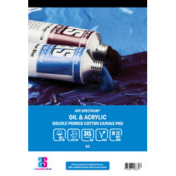 Art Spectrum Double Primed Canvas Pad A3 - 345gsm 10sht