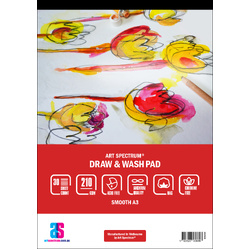 Art Spectrum Draw & Wash Pad Smooth A3 210gsm 30sht