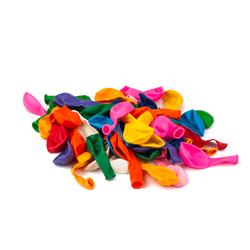 Balloons Bag of 100 assorted coloured ballons