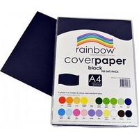 Cover Paper 125gsm A4 Black 250 Sheets