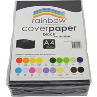 Cover Paper 125gsm A4 Black 500 Sheets