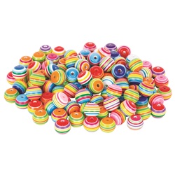 Colourful Resin Beads 100g