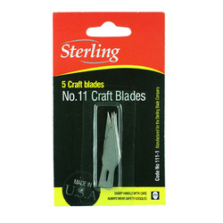 Sterling No 11 Replacement Blades to suite No 1 Stencil Knife Pack of 5