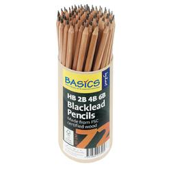 Blacklead Pencils HB, 2B, 4B 6B set of 72 - 18 of each