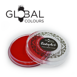 Global BodyArt Cake Face Paint Red 32g