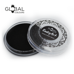 Global BodyArt Cake Face Paint Strong Black 32g