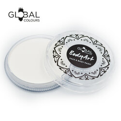 Global BodyArt Cake Face Paint White 32g