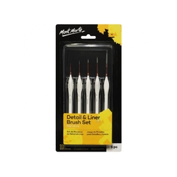 Mont Marte Detail & Liner Brush Set of 5