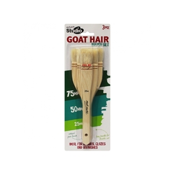 Mont Marte Studio Goat Hair Brush Set 3pce