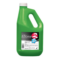 Chroma 2 School Super Tempera Paint - 2L Light Green