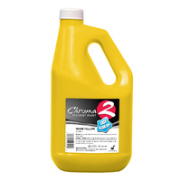 Chroma 2 School Super Tempera Paint - 2L Warm Yellow