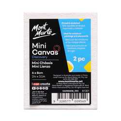 Mont Marte Mini Canvas 6x8cm Pack of 2