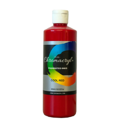 Chromacryl Pigmented Ink Cool Red 500ml