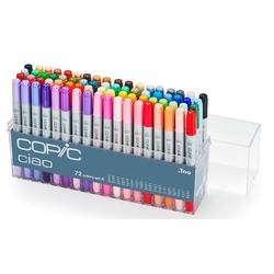 Copic Marker Felt Pen Ciao Set of 72 assorted colours