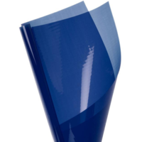 Cellophane 75 x 100cm PK of 25 Blue