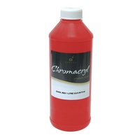 Chromacryl Student Acrylic Paint 1L Cool Red