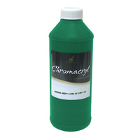 Chromacryl Student Acrylic Paint 1L Deep Green