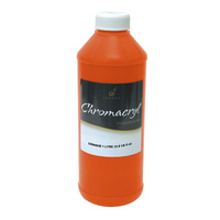 Chromacryl Student Acrylic Paint 1L Orange