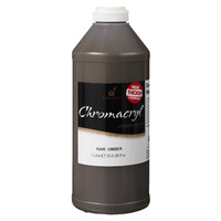 Chromacryl Student Acrylic Paint 1L Raw Umber