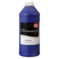 Chromacryl Student Acrylic Paint 1L Warm Blue
