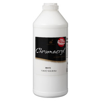 Chromacryl Student Acrylic Paint 1L White