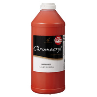 Chromacryl Student Acrylic Paint 1L Warm Red