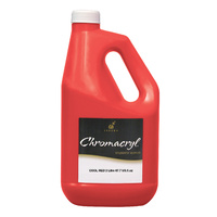 Chromacryl Student Acrylic Paint 2L Cool Red