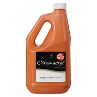 Chromacryl Student Acrylic Paint 2L Orange