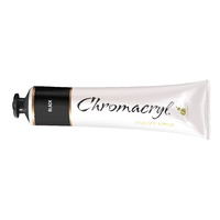 Chromacryl Student Acrylic Paint Black 75ml