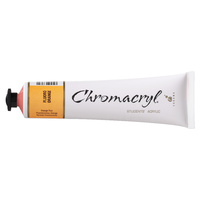 Chromacryl Student Acrylic Paint Fluoro Orange 75ml