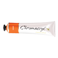 Chromacryl Student Acrylic Paint Orange 75ml
