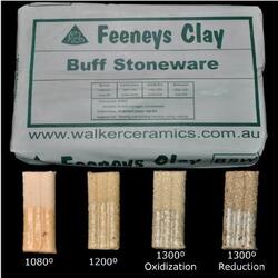 Walker Ceramics Buff Stoneware Clay 12.5kg Blocks