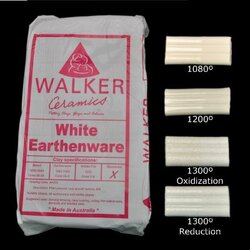 Walker Ceramics White Earthenware Clay 10kg