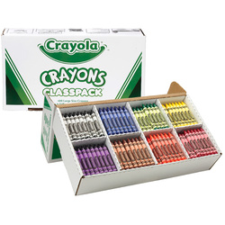 Crayola Jumbo Crayons Classpack of 400 in 8 Assorted Colours